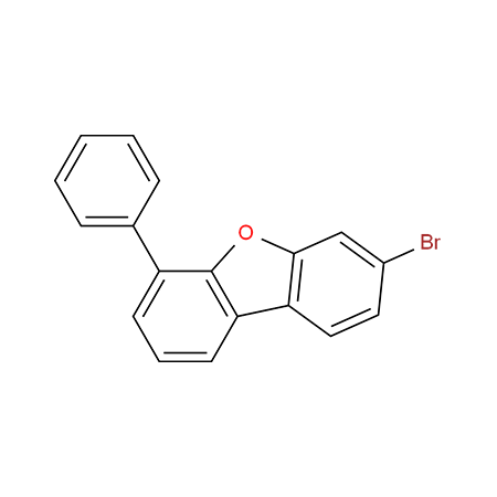 3-bromo-6-phenyl-Dibenzofuran CAS: 2181786-99-0