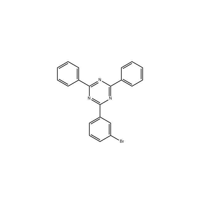 2-(3-Bromophenyl)-4,6-diphenyl-1,3,5-triazine CAS : 864377-31-1