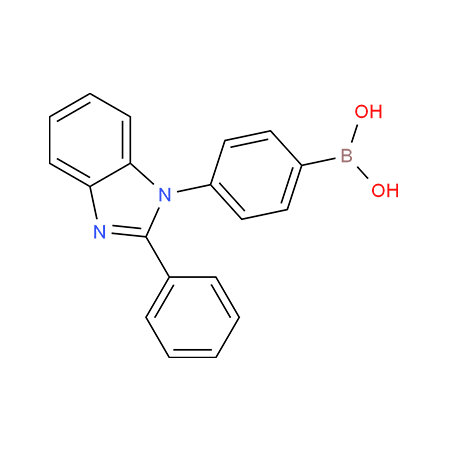 [4-(2-Phenyl-1H-benzimidazol-1-yl)phenyl]boronic acid CAS:867044-33-5