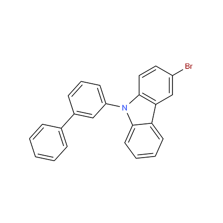 9-[1,1'-Biphenyl]-3-yl-3-bromo-9H-carbazole CAS:1428551-28-3