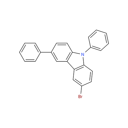 3-Bromo-6,9-diphenyl-9H-carbazole CAS:1160294-85-8