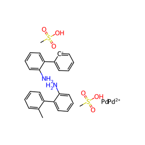 (2'-Amino-1,1'-biphenyl-2-yl)methanesulfonatopalladium(II) dimer CAS: 1435520-65-2